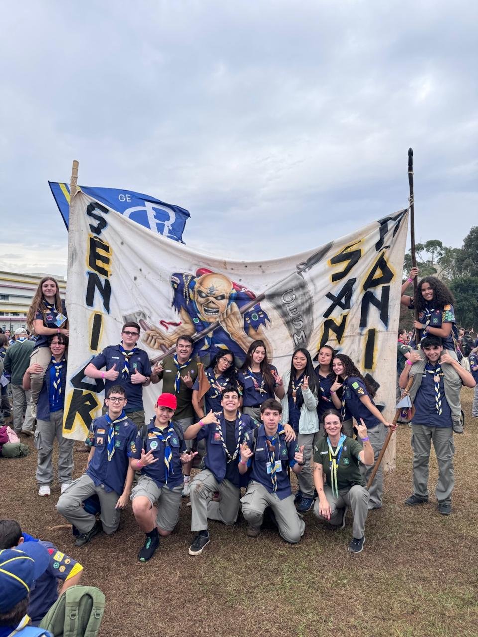 Tropa Sênior Ereima em evento escoteiro