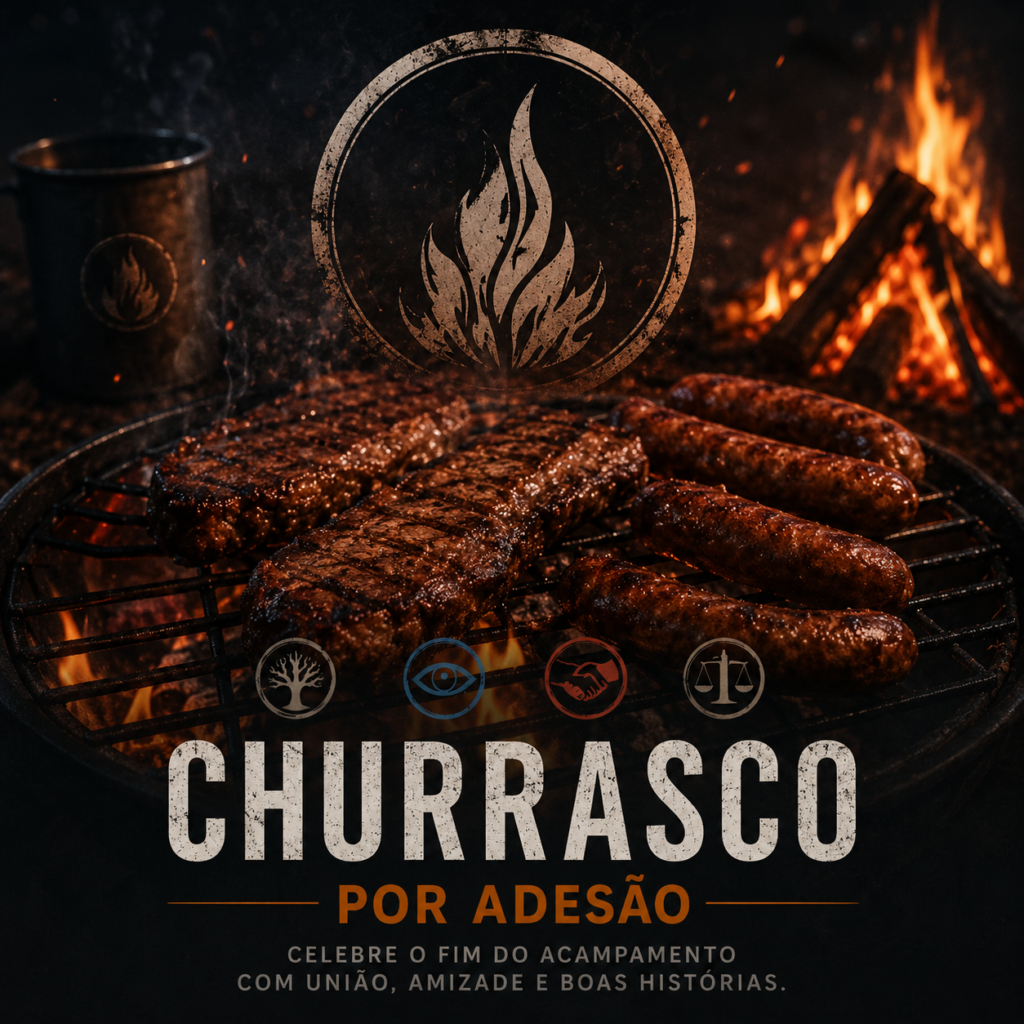 Churrasco de Encerramento Acampamento Divergente